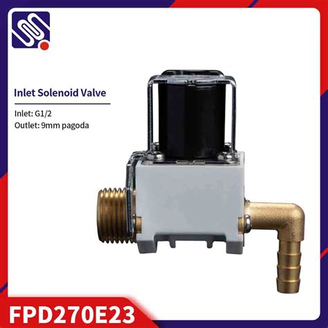 Meishuo Fpd270e23 One Way Solenoid Valve With Inlet G12 Outlet 9mm