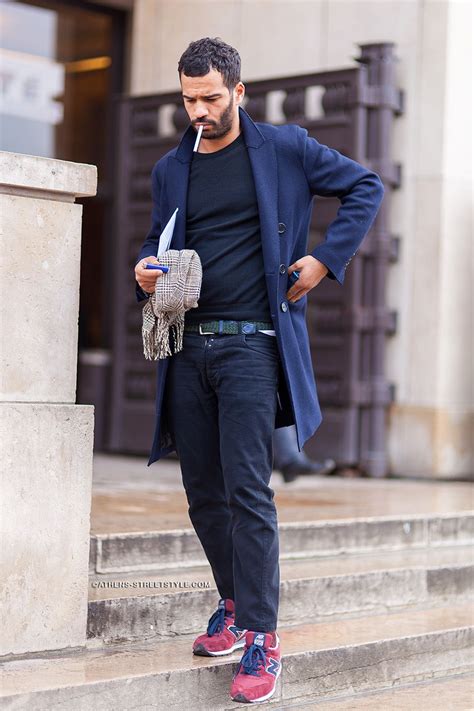 Athens Streetstyle Man Jeans Sneakers Paris Fashion Week