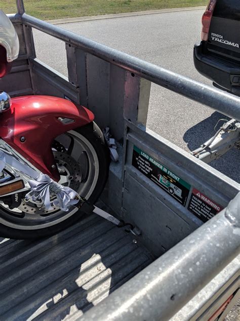 How To Tie Down Motorcycle In Uhaul Trailer
