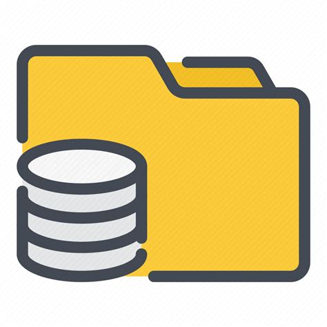 Archive Base Data Database Document File Folder Icon Download