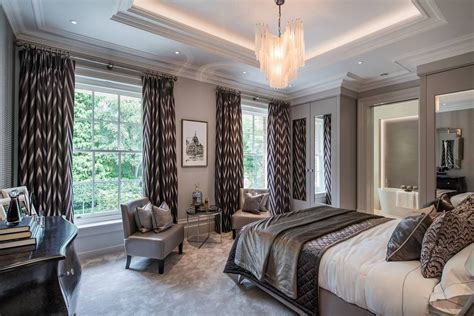Neo Georgian Style English Estate Dk Decor Master Bedroom Modern