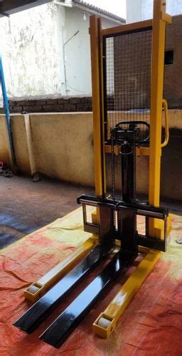 Fork Stacker Mild Steel 15 Ton Manual Hydraulic Stackers For