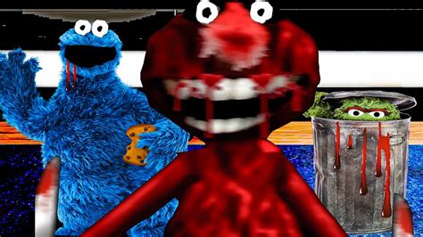 Scary Elmo Horror Game Elmos Funworld Youtube