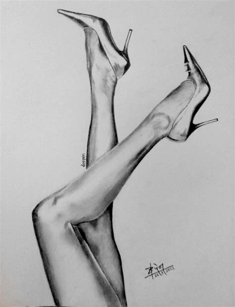 Women In High Heels Can Achieve Anything High Heel Painting