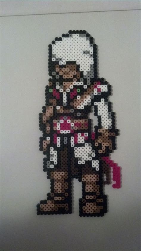 Ezio Assassin S Creed Perler Beads Perler Art Perler Bead Art