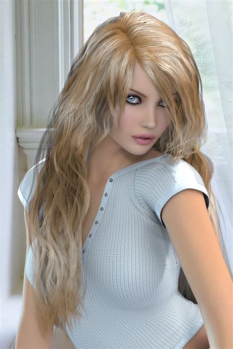 Blonde And Loving It By Rgus On Deviantart 3d Fantasy Fantasy Women