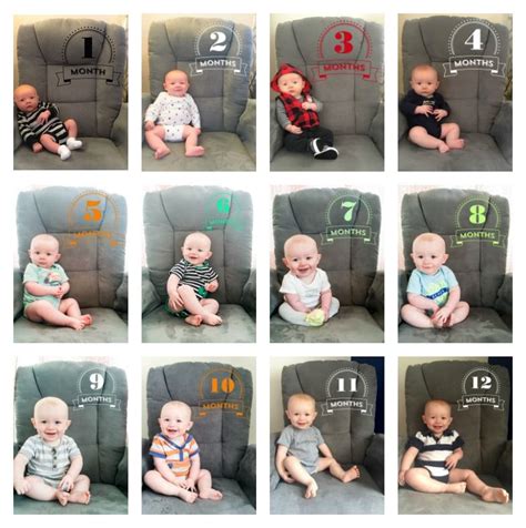 Crosby 12 Months Motherhood Baby Baby Care Birthday Collage