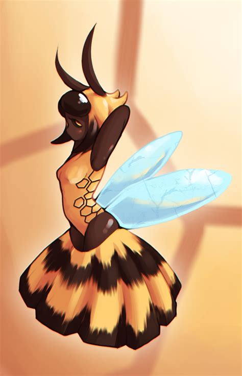Terraria Queen Bee Girl By Corromon Anthro