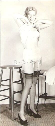 Org Vintage S S Sepia Semi Nude Rp Blond Takes Off Camisole Stockinkings Ebay