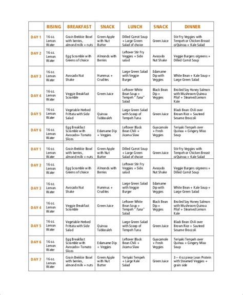 10 Best Printable Diabetic Diet Chart Printablee Com The Ultimate 30