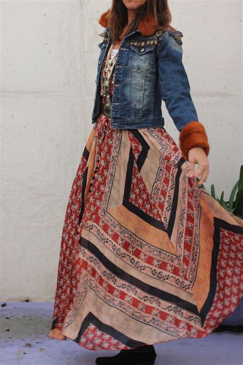 Looks Bohemian Streetstyle Miss June Denim Fashion Blogger