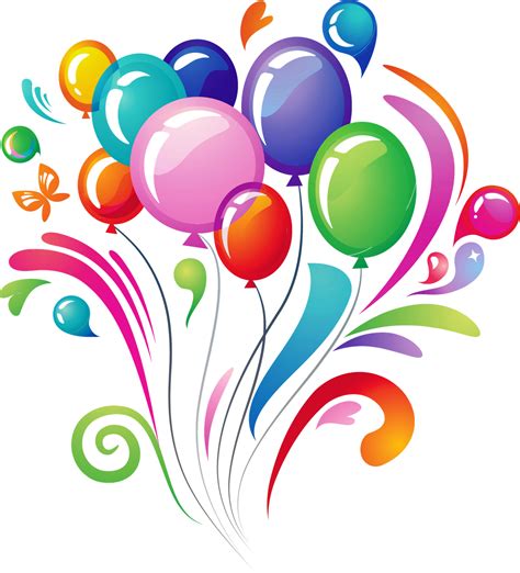 Transparent Birthday Balloons Clipart Free Clip Art Images Clip Art