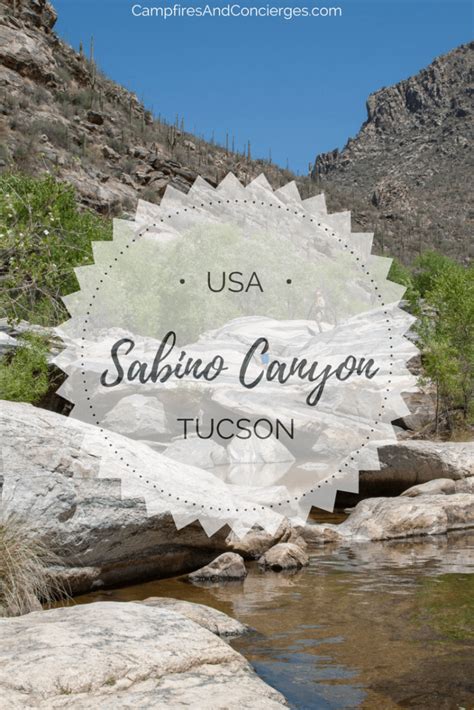 Sabino Canyon Tucson Campfires And Concierges