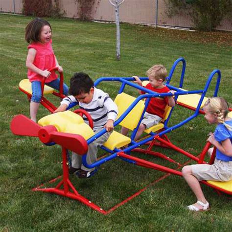 Lifetime Ace Flyer Airplane Teeter Totter 151110 Primary Color