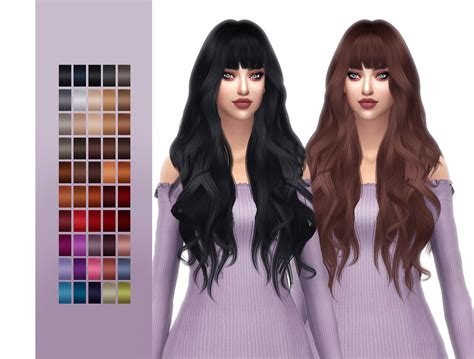 The Sims Resource Anto S Owl Hair Retextured Sims 4 Hairs