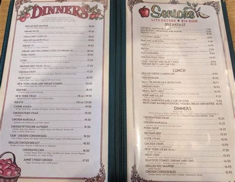 Online Menu Of Apple Annies Tulare Ca