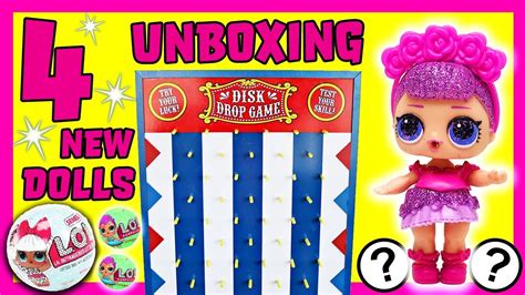 Lol Surprise Dolls Unboxing Disk Drop Game Featuring Sugar Queen