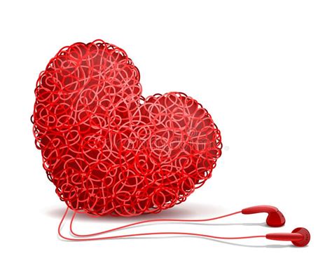 Listen To Your Heart Stock Vector Illustration Of Sweetheart 67660560