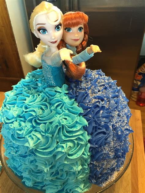 Elsa And Anna Frozen Doll Cakes Doll Cake Anna Frozen Elsa And Hot Sex Picture
