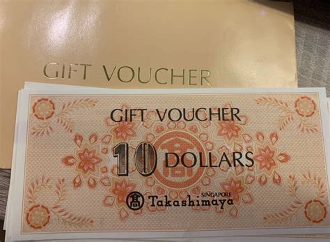 Takashimaya Gift Vouchers Tickets Vouchers Vouchers On Carousell
