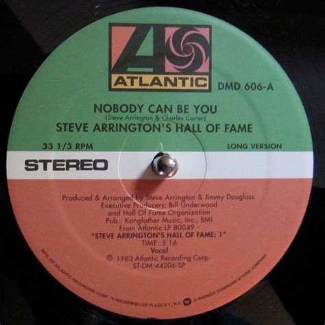 Steve Arrington S Hall Of Fame Nobody Can Be You 1983 Vinyl Discogs