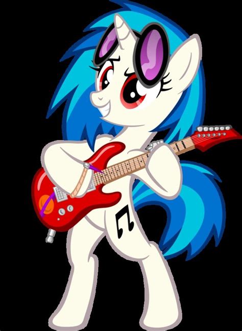 Image Fanmade Dj Pon3 With Guitar My Little Pony Friendship Is