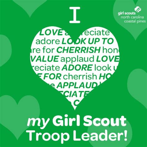 Girl Scouts North Carolina Coastal Pines Girl Scout Leader Girl
