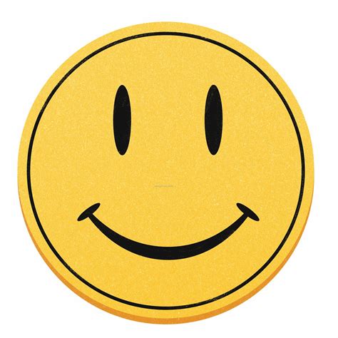 Clipart Of A Smart Happy Yellow Emoticon Smiley Face