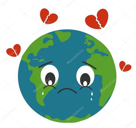 Animated Earth Crying