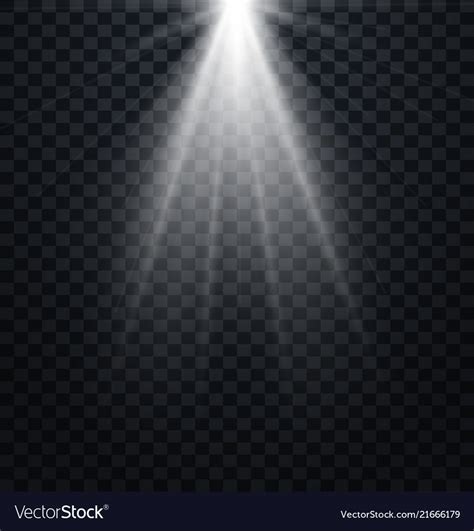 Spotlight Light Effect Royalty Free Vector Image
