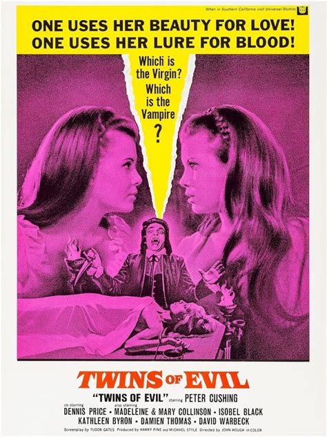Twins Of Evil 1971 Movie Poster