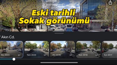 Telefondan Eski Sokak G R Nt Lerine Bakma Google Maps Youtube