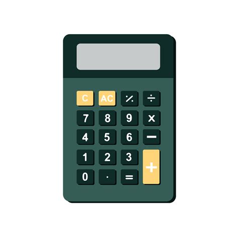Calculator Math Icon Education Illustration Element Signs And