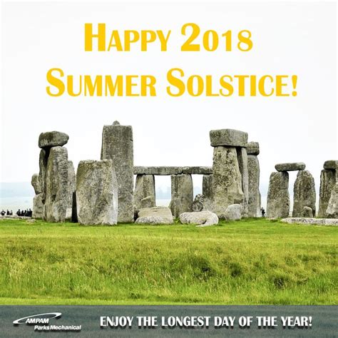 Wishing You A Happy Summer Solstice 2018 From Ampam