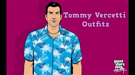 Gta Online Tommy Vercetti Outfits Youtube