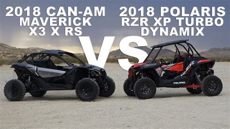 2018 Polaris Rzr Xp Turbo Dynamix Vs Can Am Maverick X3 X Rs Youtube