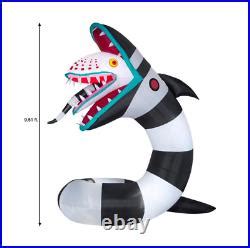 New for 2019 gemmy inflatable halloween 9.5ft animated beetlejuice sandworm unboxing. Warner Pre-Lit Beetlejuice Sandworm 9.5 ft. Animated ...