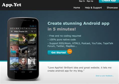 No monthly charges, fees or paid features. 4+ Sites To Create Your Own Android Apps for Free