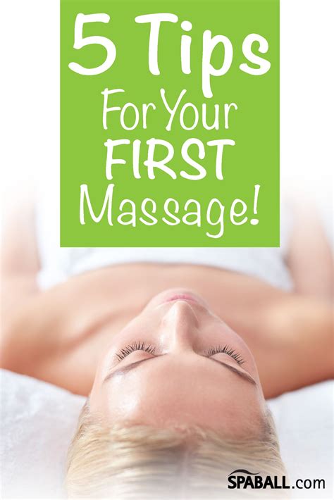 5 tips for your first massage spaball massager