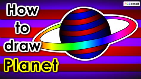 How To Draw Planet Step By Step Easy Drawing For Kids Welcome To