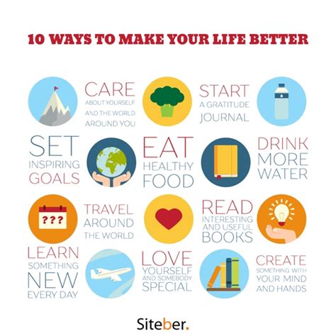 10 Ways To Make Your Life Better