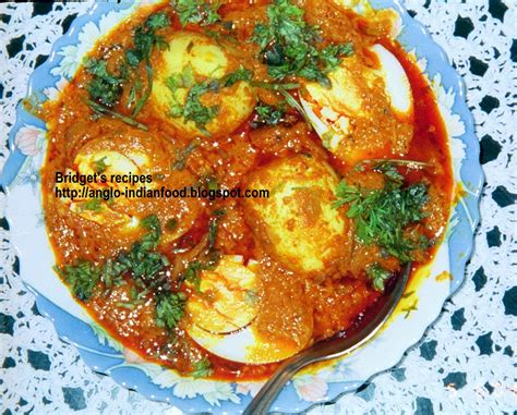 Anglo Indian Cuisine Spicy Boiled Eggs Curry