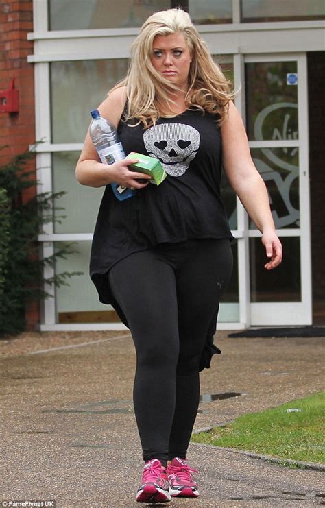 Gemma Collins Leaves The Gym Carrying A Box Of Diet Pills In A New Bid
