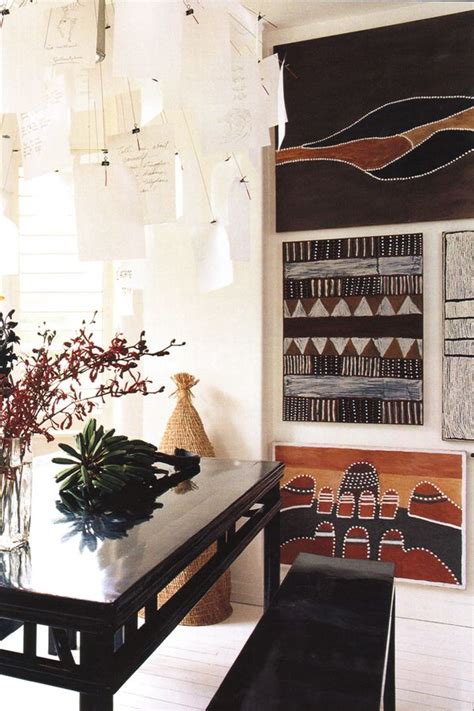 Aboriginal Art In Interiors Australian Decor Living Room Art Interior