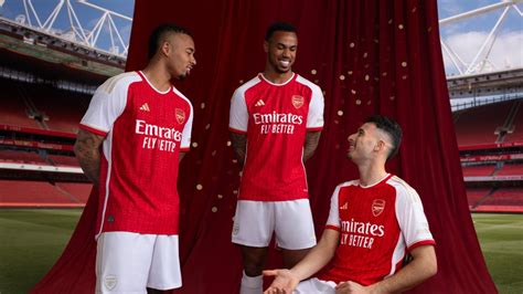 New Arsenal Kit Gunners Unveil 202324 Adidas Home Strip Inspired By