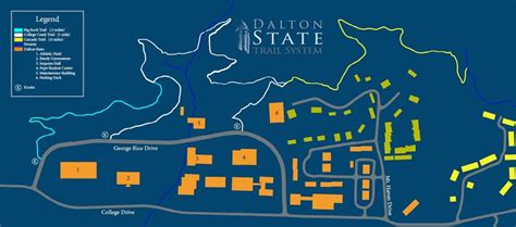 Dalton State College Campus Map Map