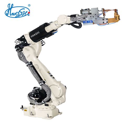 Tigmigmag Industrial Welding Robots Hwashi 6 Axis With Pinch Welder