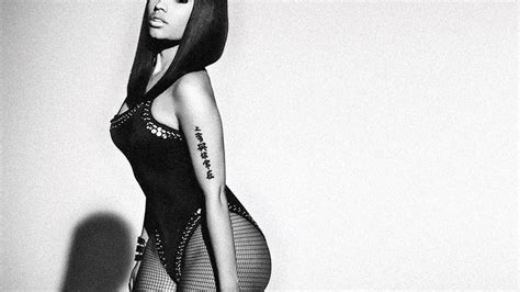 Nicki Minaj Black And White Wallpaper Hd Wallpapers