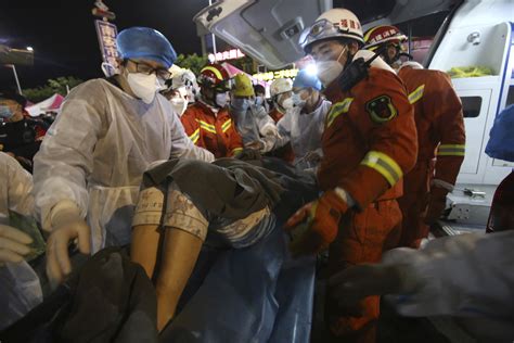 Several Detained In China Over Quarantine Building Collapse
