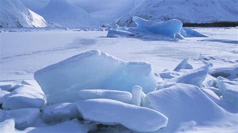 Alaska Alaska Pictures Portage Lakes Frozen Lake Iceberg Glacier